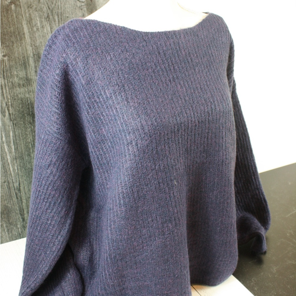 Cozy Purple Knit Sweater